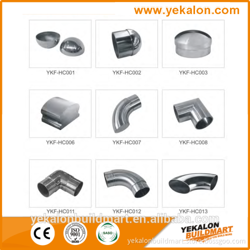 Yekalon stainless steel railing handrail fitting